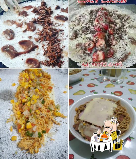 Platos en Luka's Lanches
