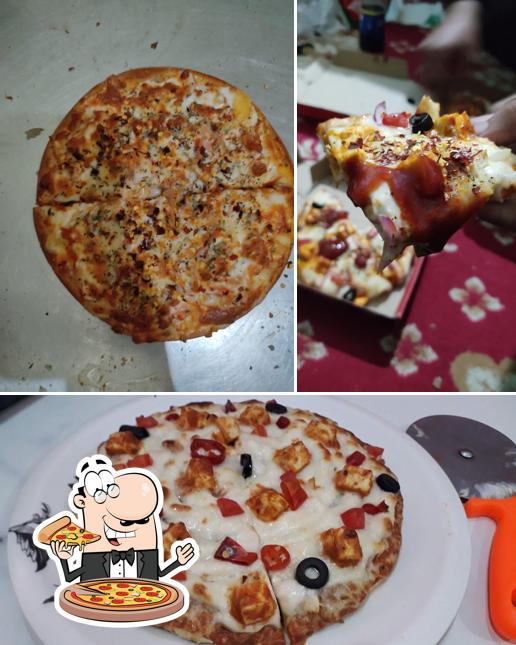 Order different types of pizza