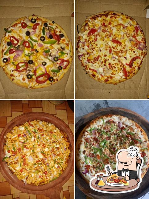 Order different types of pizza