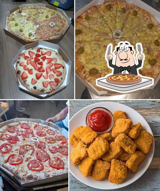 Consiga diversos tipos de pizza