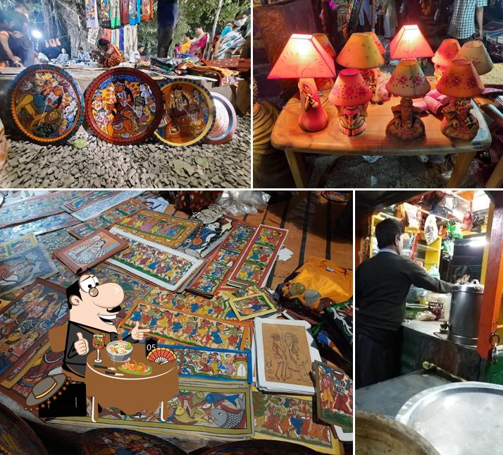 Among various things one can find food and interior at Champak Tea Stall