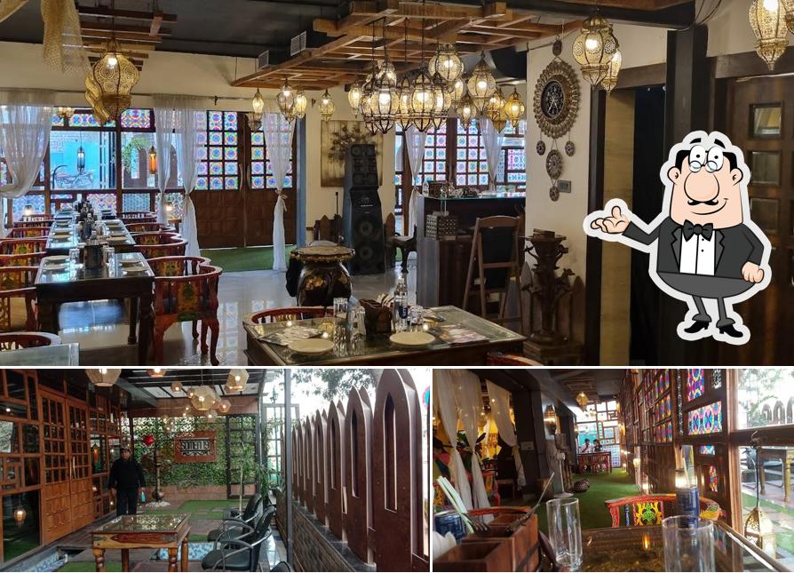 Take a seat at one of the tables at Somen19