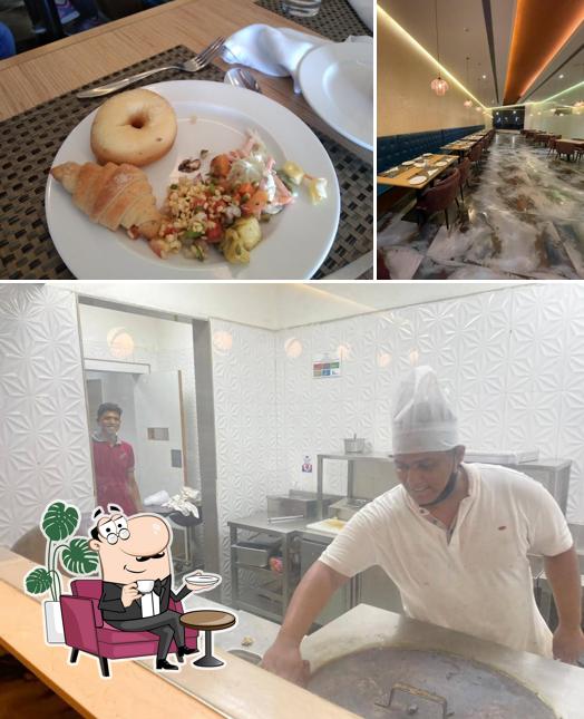 Check out how White sand Restaurant looks inside