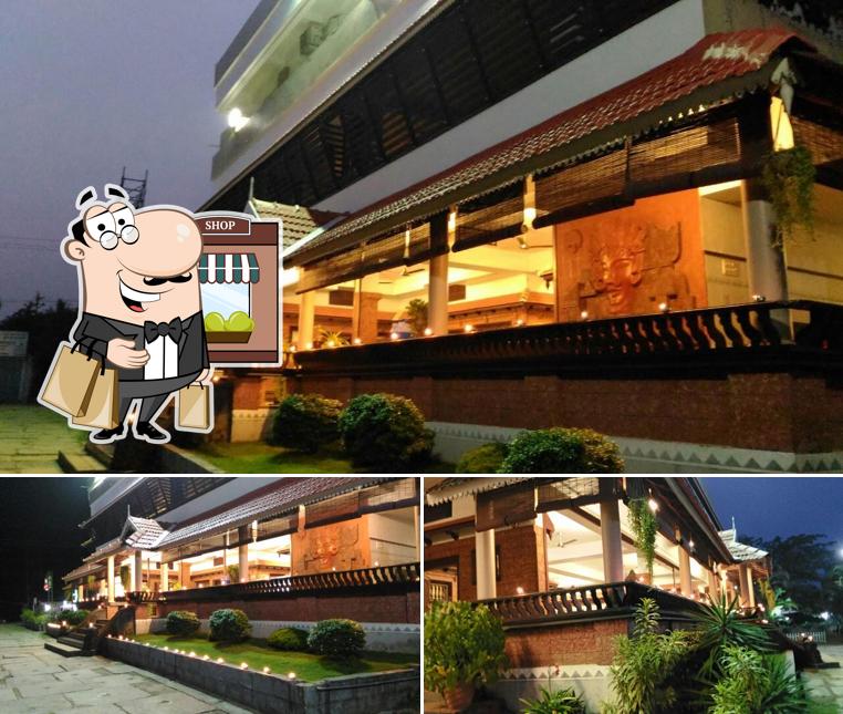 The exterior of Ruchi Village Restaurant