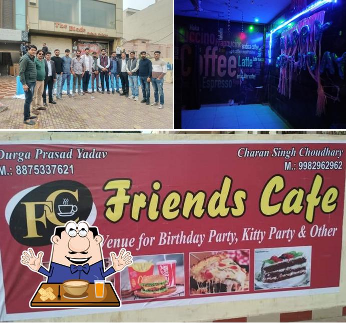 Food at Friends cafe
