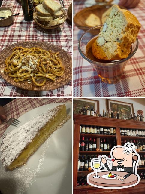 Platti al Trattoria Il Saraceno