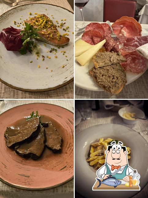 Salmone grigliato al Ristorante Il Bianconiglio
