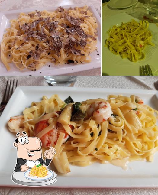 Spaghetti alla carbonara al Trattoria dei Bana ai Buranelli