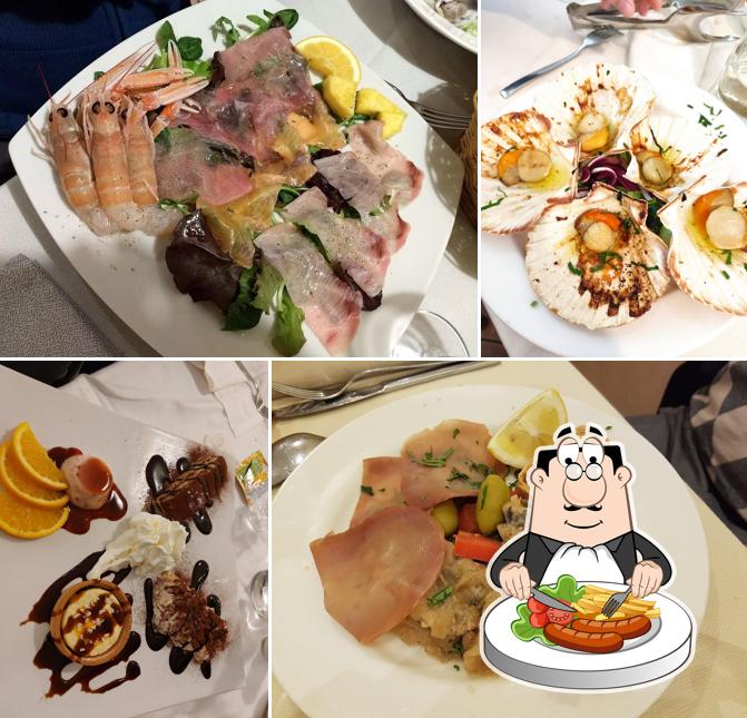 Cibo al Trattoria Alla Laguna