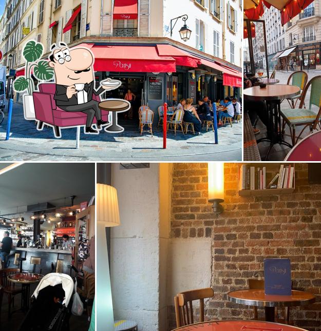 Installez-vous à l'une des tables de Parisii