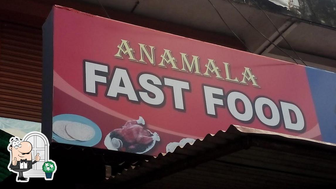 The exterior of Anamala Fast Food