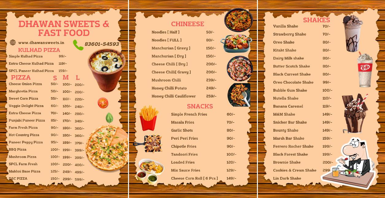 Meals at Dhawan Cafe