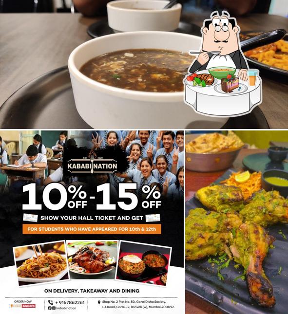 Hot and sour soup at KABABI NATION