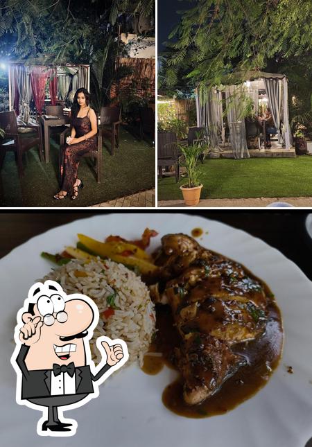 Among different things one can find interior and food at Yumrang Cafe & Restro