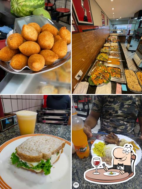 Platos en Pastel & Cia Lanchonete e Restaurante