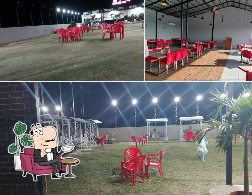The interior of Chandni Nonveg Dhaba