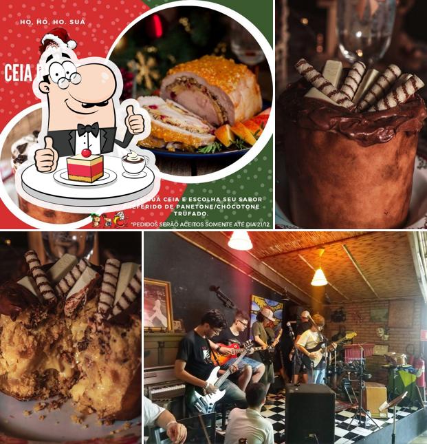 Picanha na Pedra e Bar do Zulu oferece uma gama de sobremesas