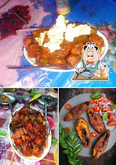 Grilled salmon at nothing