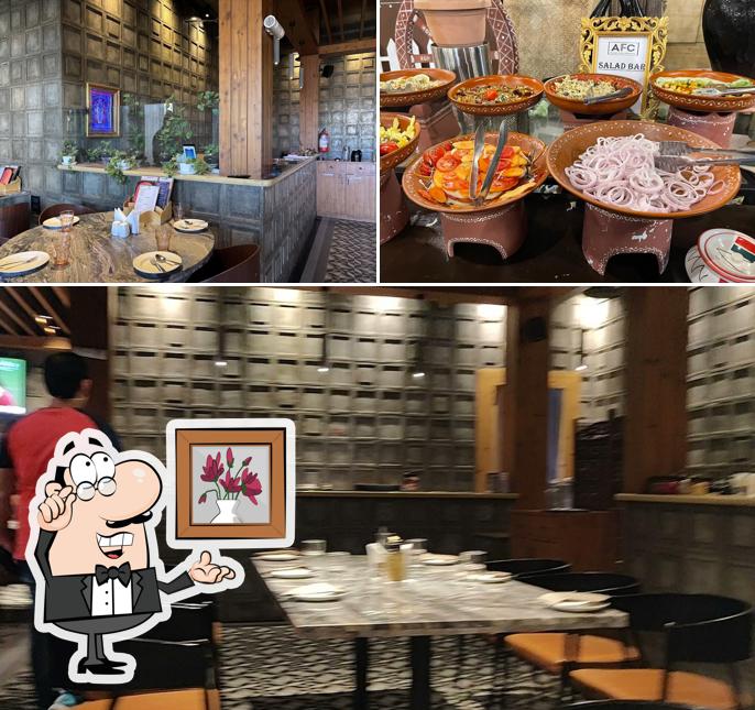 The interior of Hotel AFC (Ayojan Food Creations)