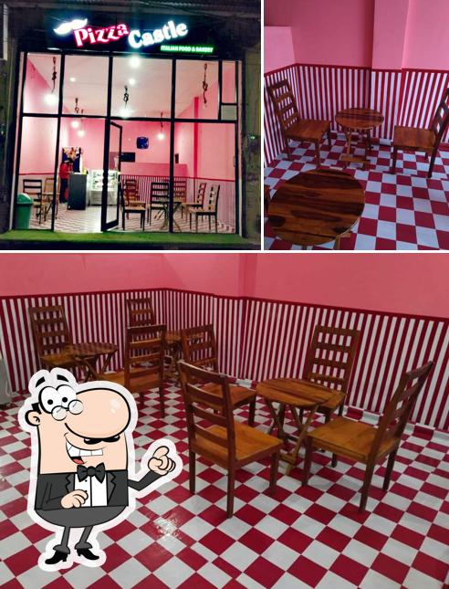 The interior of Pizza castle
