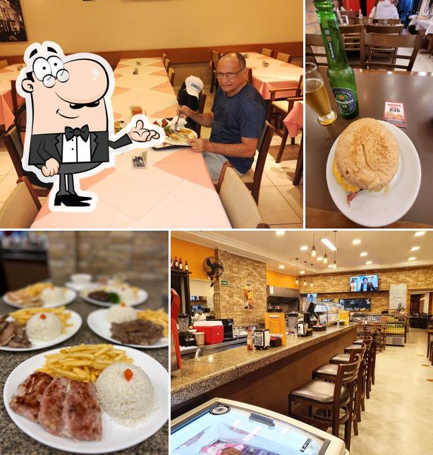 O interior do Dom Gomide Pães Café Lanches e Refeições