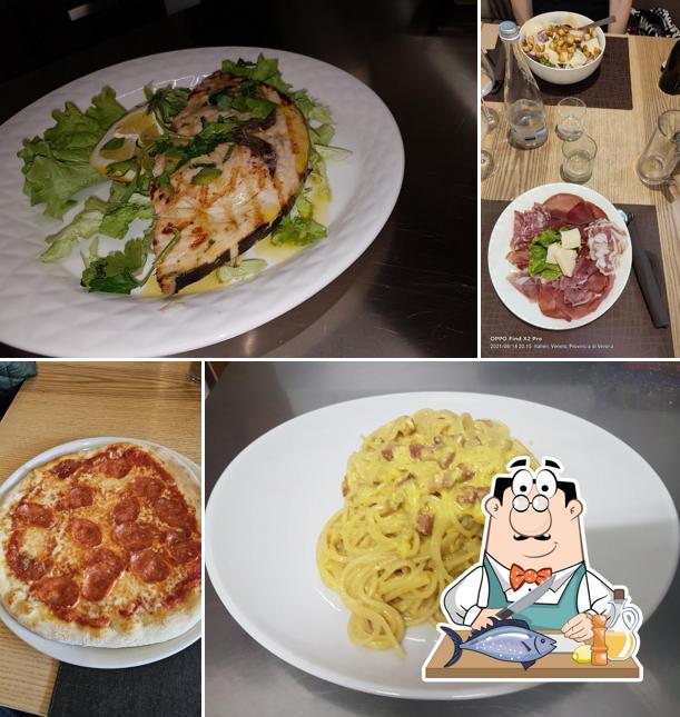 Salmone grigliato al Ristorante Pizzeria Bar Sale e Pepe Sas