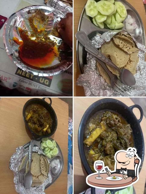 Food at Champaran Meat House