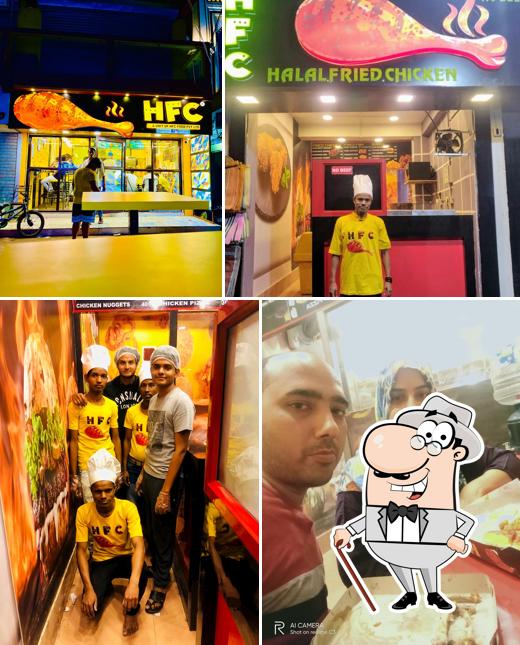 The exterior of HFC (Halal Fried Chicken)