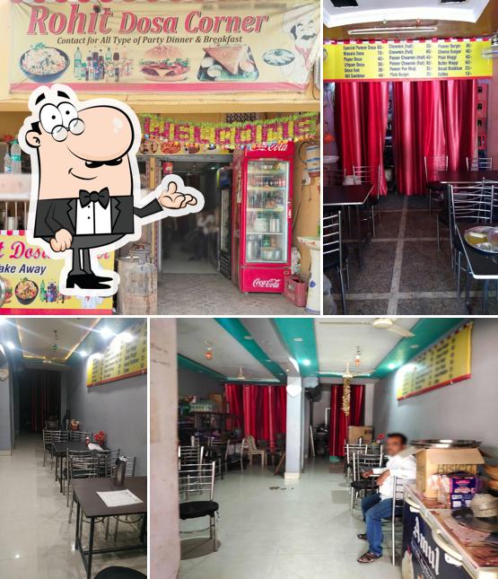The interior of Rohit Dosa Corner