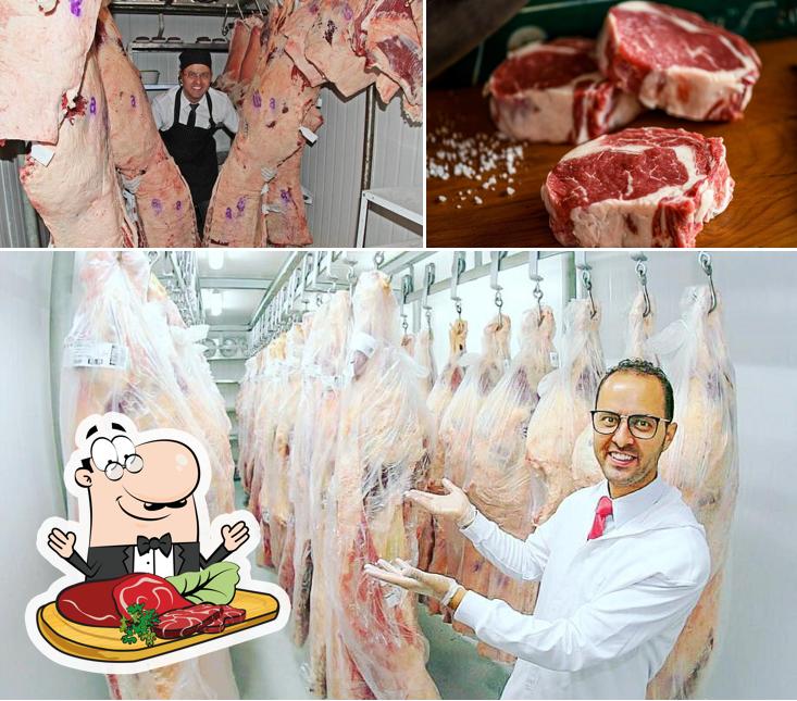 Há uma variedade de pratos para os amantes da carne