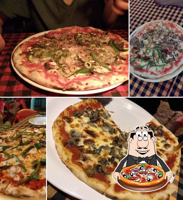 Try out pizza at Fellini Pizza's