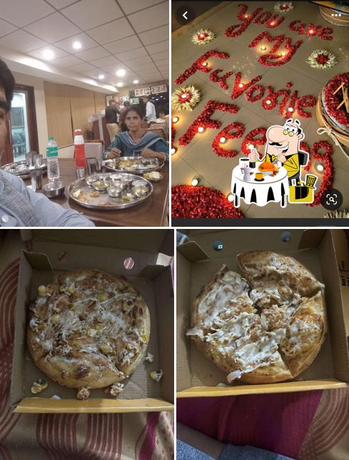 Food at Pizza monk cafe & party hall