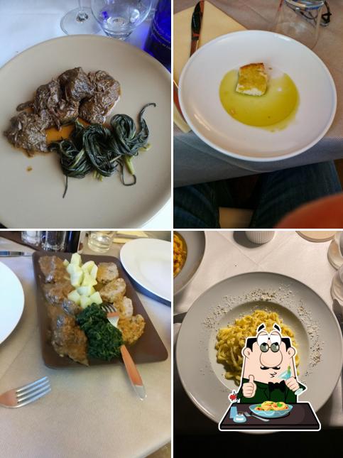 Platti al Trattoria L'Ombelico del Mondo "Il Barrino" di Montisi