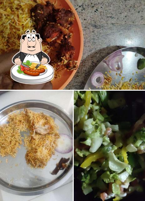 Food at Pista House, Muthangi