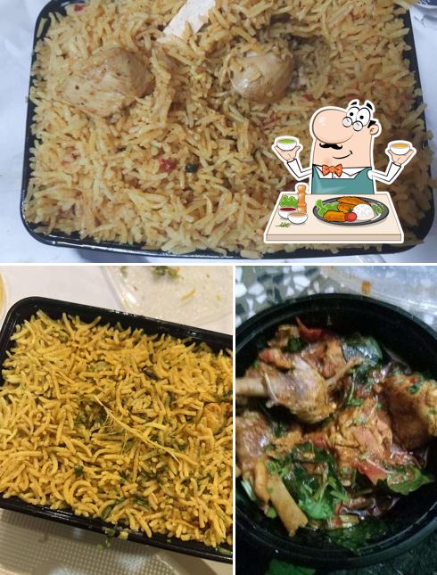 Food at Andhra Kodi Pulao