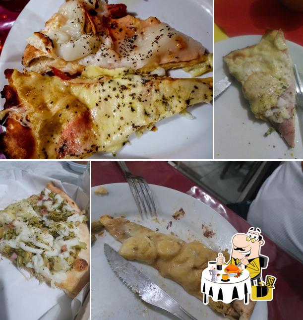 Platos en Consulado da Pizza