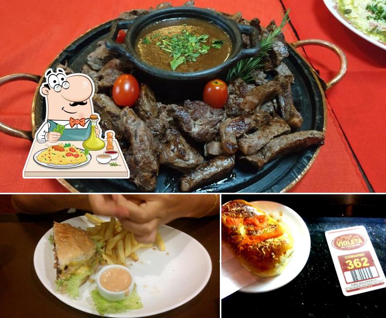 Comida em Violeta Bar e Restaurante