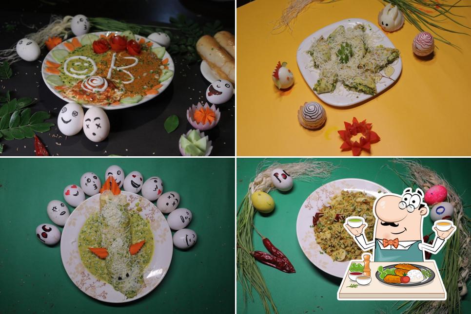Food at Patel Omlete Centre