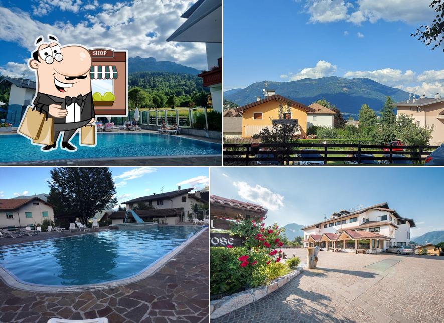 L'area esterna è una caratteristica importante di HOTEL ALPENROSE ristorante SPA