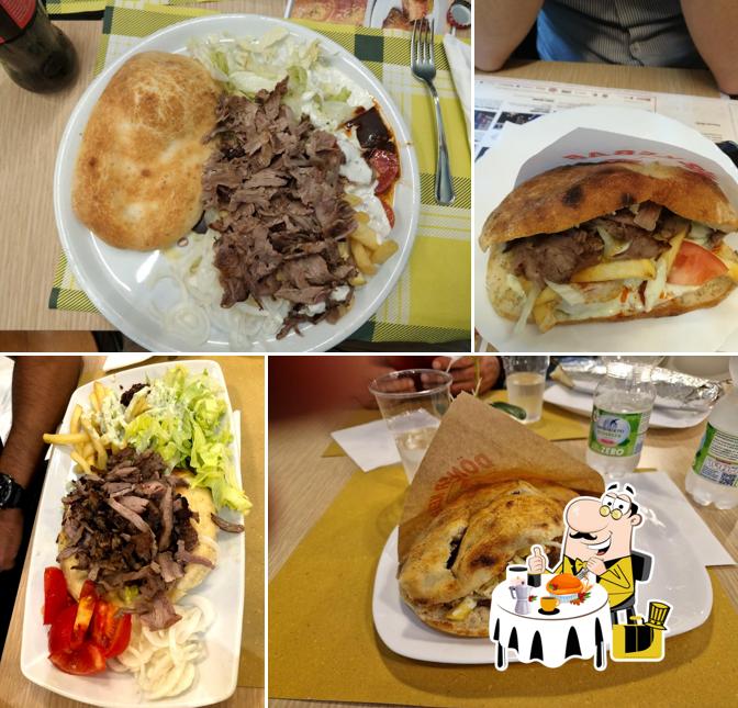 Panino con maiale stirato al Kebap da Demir - asporto