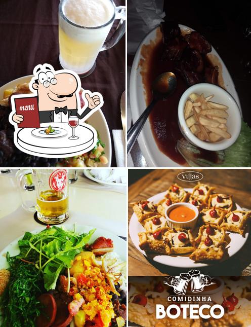 Platos en Restaurante Villas Pizza Grill Japa Assis -SP