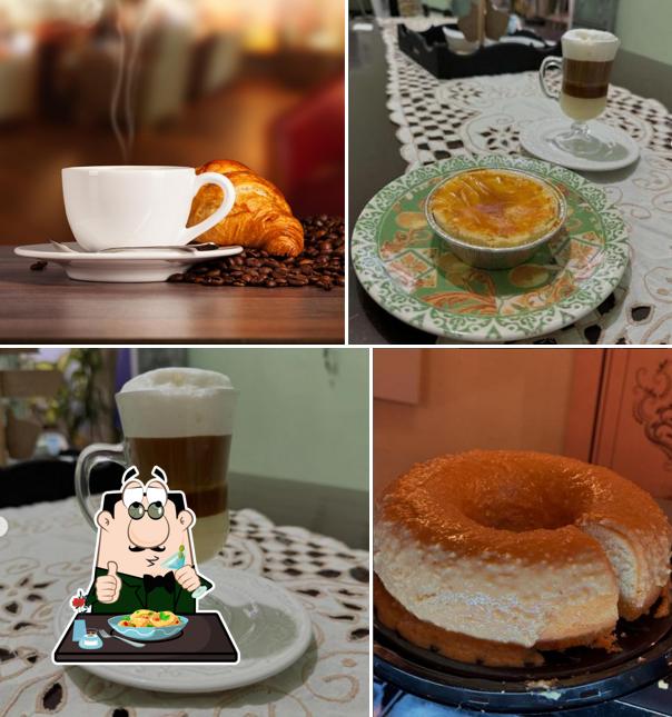 Creme brulée em Café Da Vó