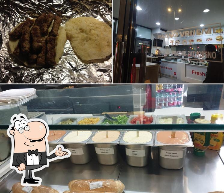 Tra le varie cose da Fresh food si possono trovare la interni e cibo