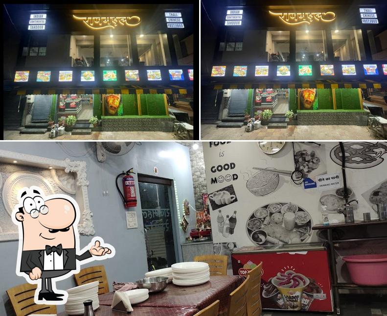 The interior of Rajmahal Restaurant