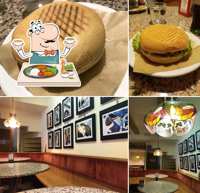 Dai un’occhiata alla immagine che presenta la cibo e interni di Paninoteca Bar Miami