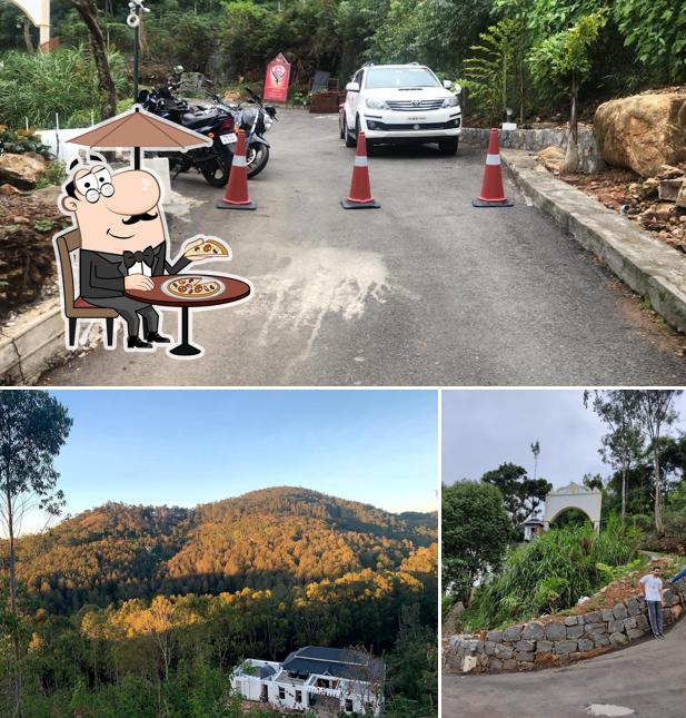 You can get some fresh air outside Sherva Stellar Resort Yercaud