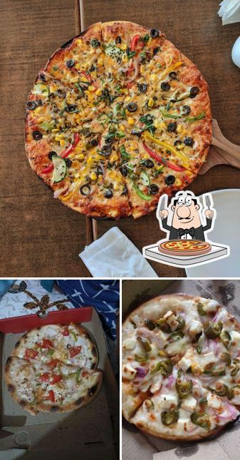 Pick various kinds of pizza