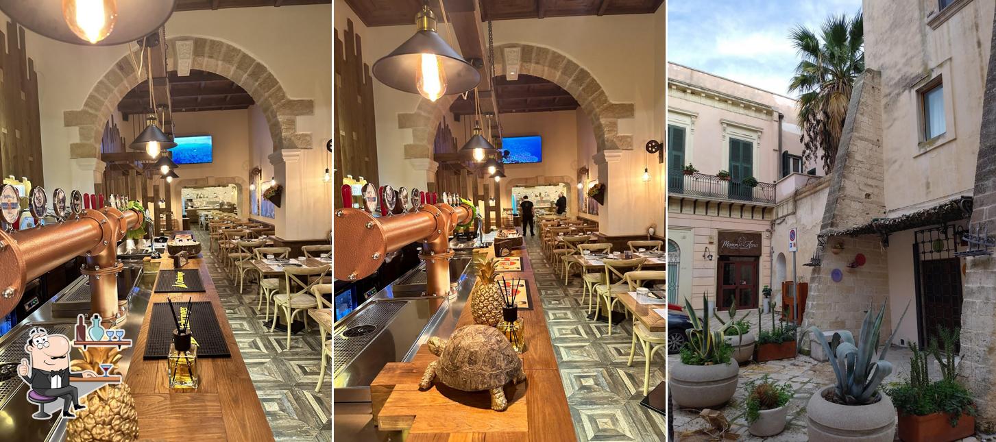 Gli interni di Mamm’Anna pizzeria birreria
