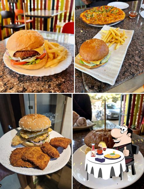 Treat yourself to a burger at Cafe Meraki