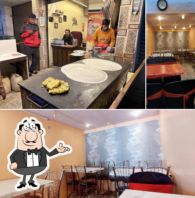 The interior of Madhu Restaurant